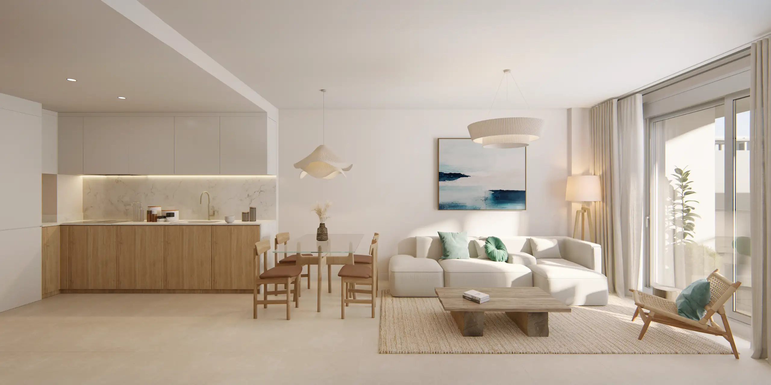 Salón del apartamento